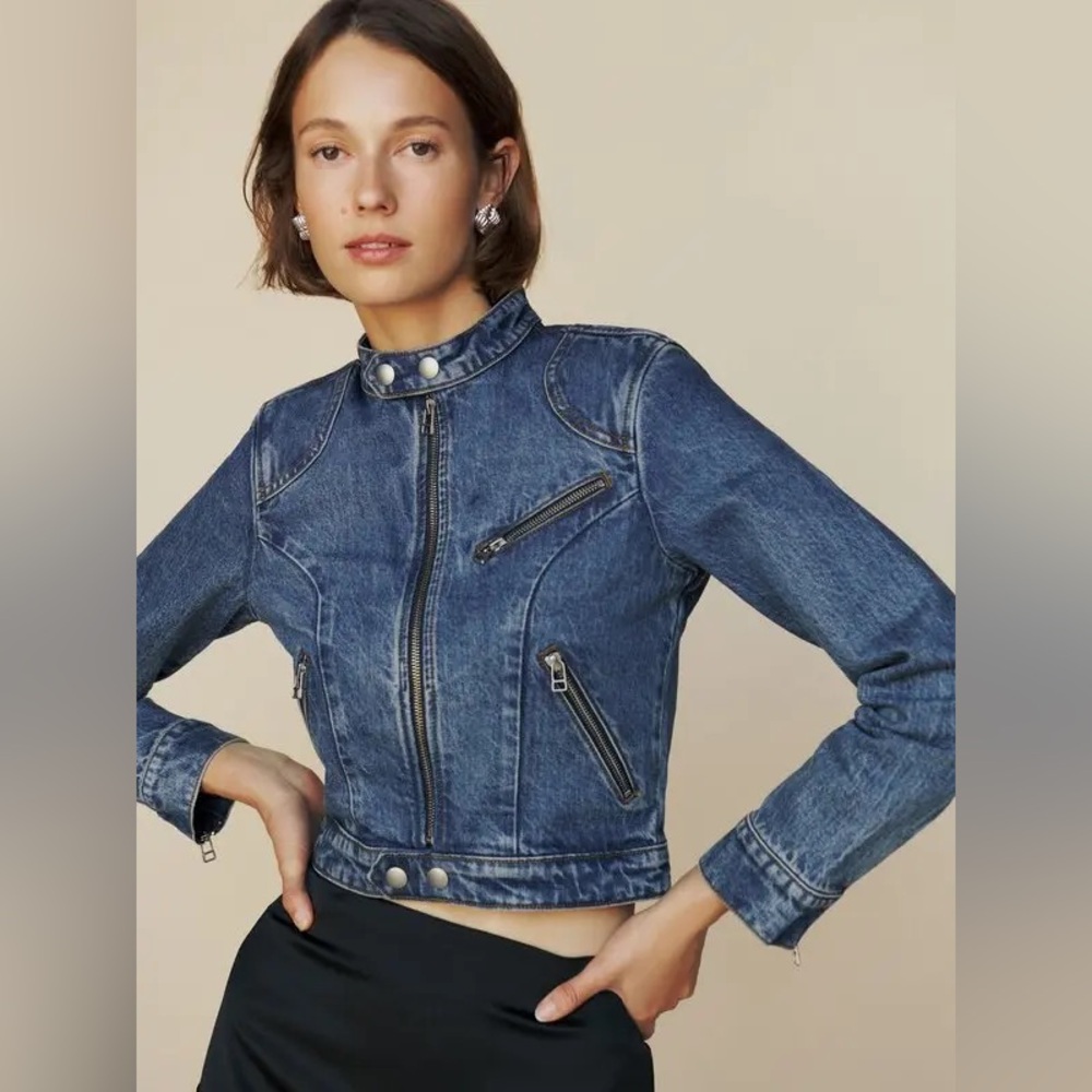 Reformation Blue Denim Jacket